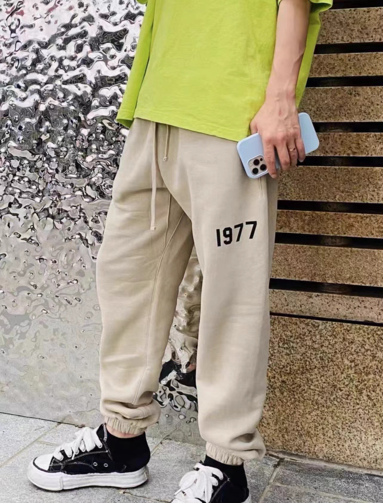 FOG line 1977 flocking printed trousers