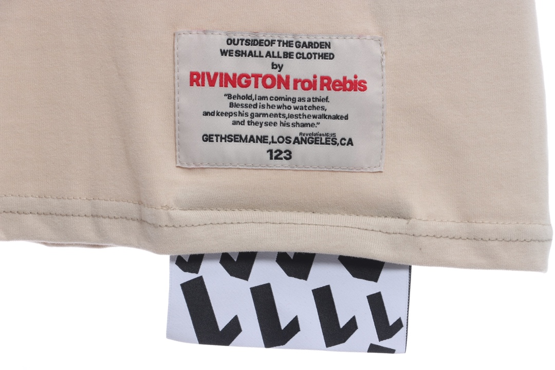 RRR123 joint FOG limited logo print short sleeves