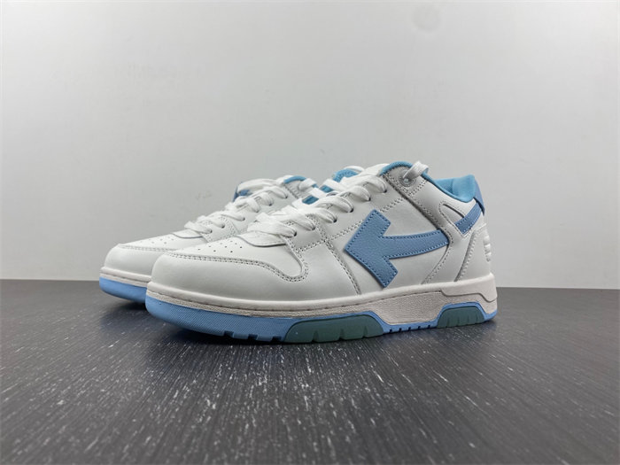 OFF-WHITE OUT OF OFFICE LEATHER SNEAKER White Light