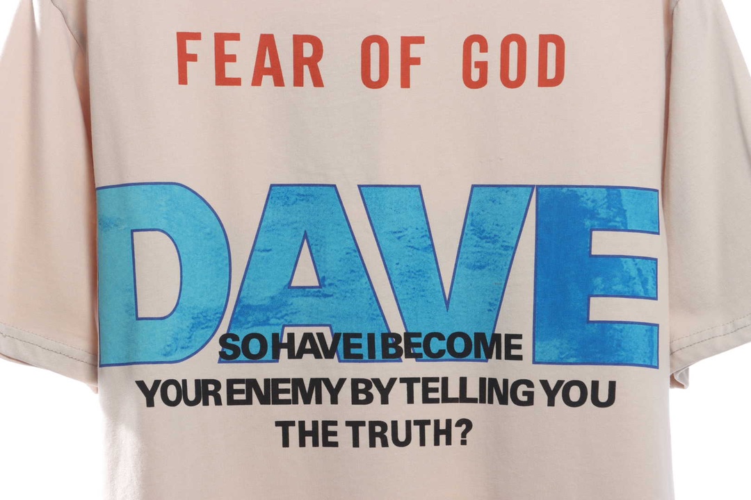 RRR123 co-signed FOG limited logo printing short sleeves