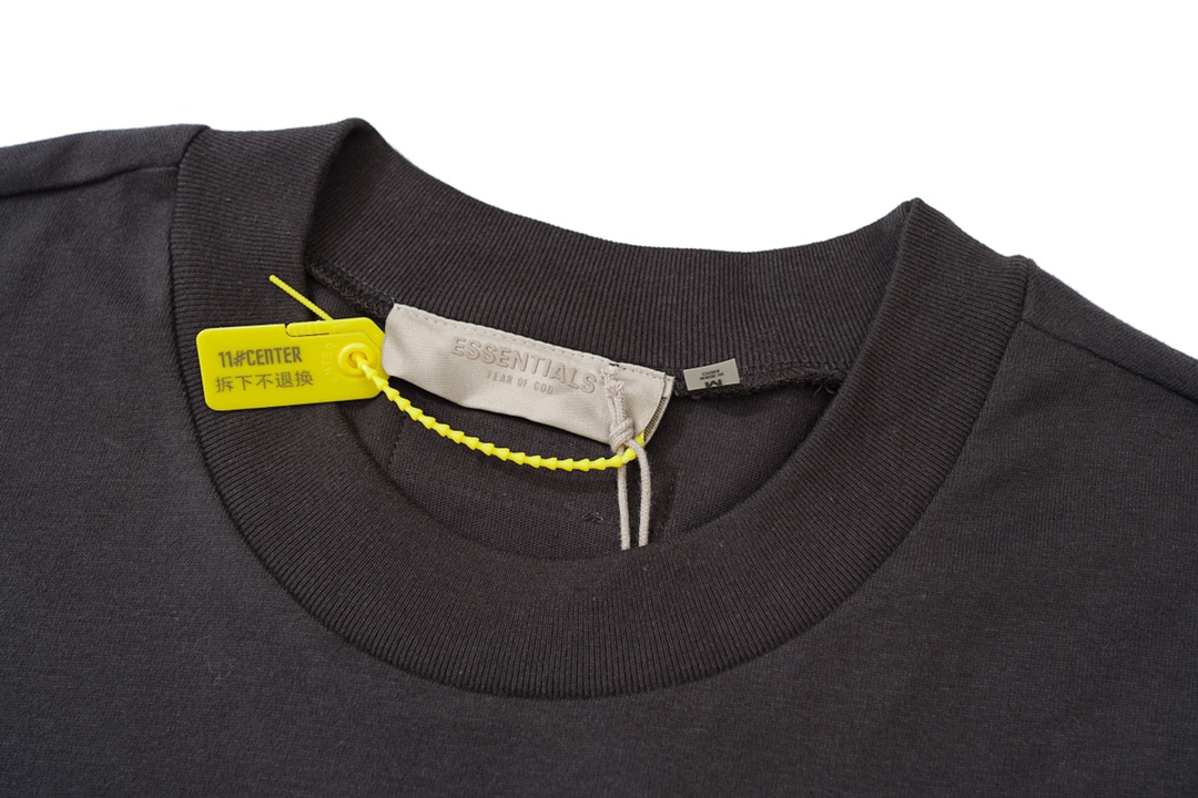 FEAR OF GOD ESSENTIALS BIG E three-dimensional printing short T-shirt