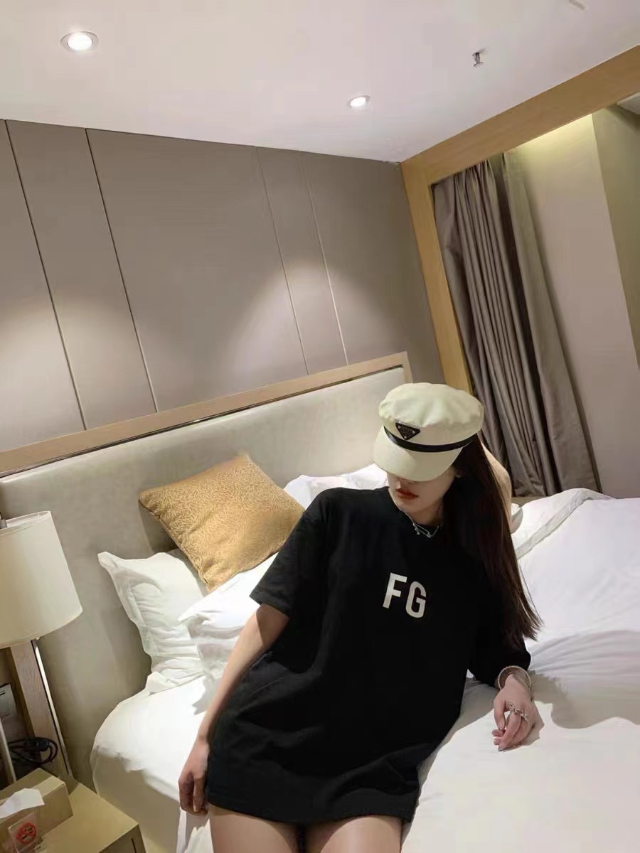 FOG season six main line FG letter short-sleeved T-shirt