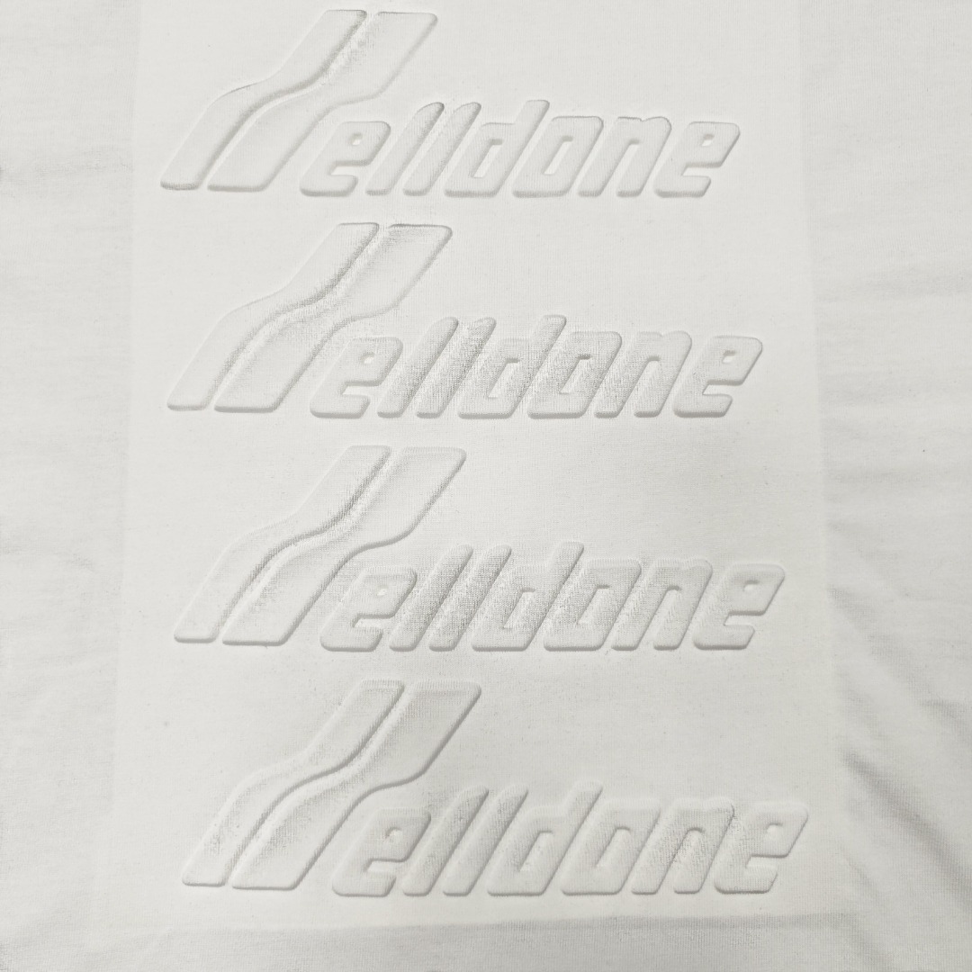 WE11D0NE TRACK Embossed Banner T-Shirt