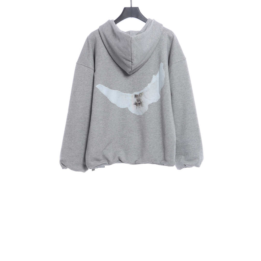 BA1ENC1AGAxGAPxYEEZY Tripartite Peace Dove Hoodie