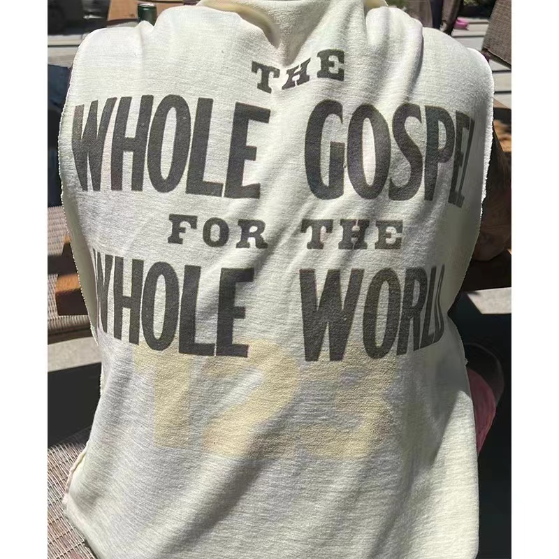 FOG co-signed RRR123 Jesus printed vest