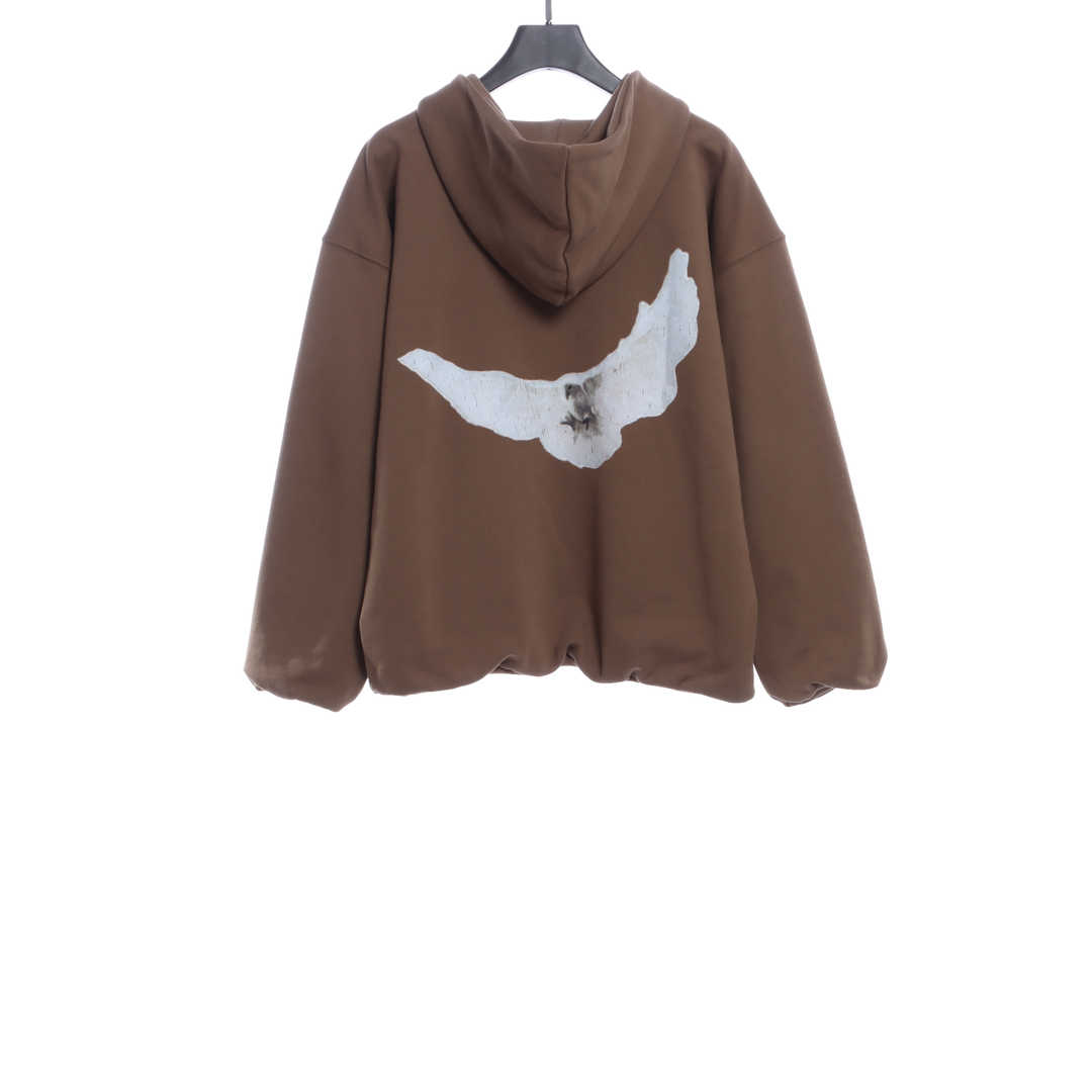 BA1ENC1AGAxGAPxYEEZY Tripartite Peace Dove Hoodie