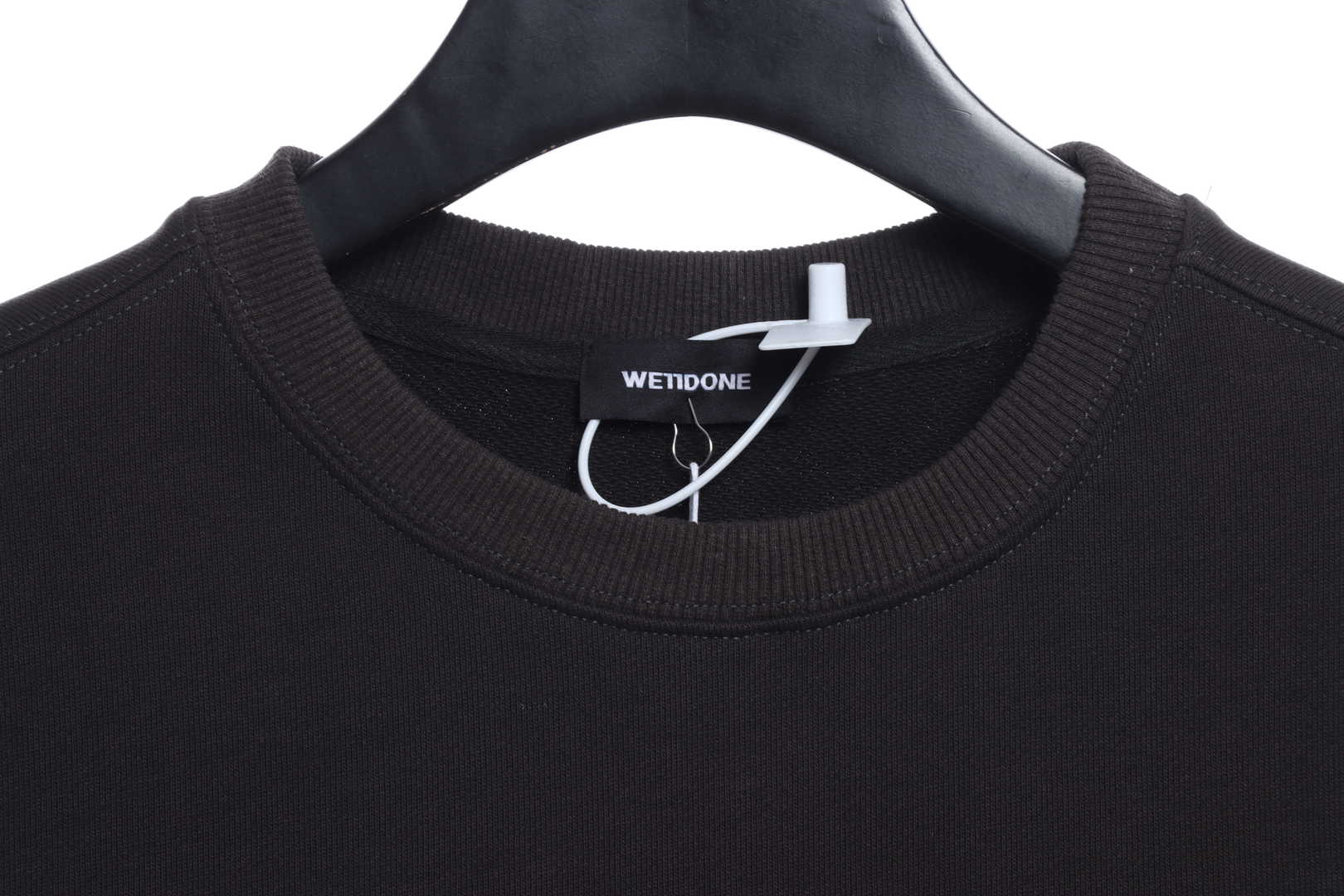 W3LL mirror image silicone letter  hoodie