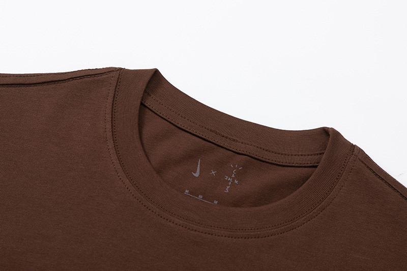 Travis Scott Solid color letter pattern printing short sleeves