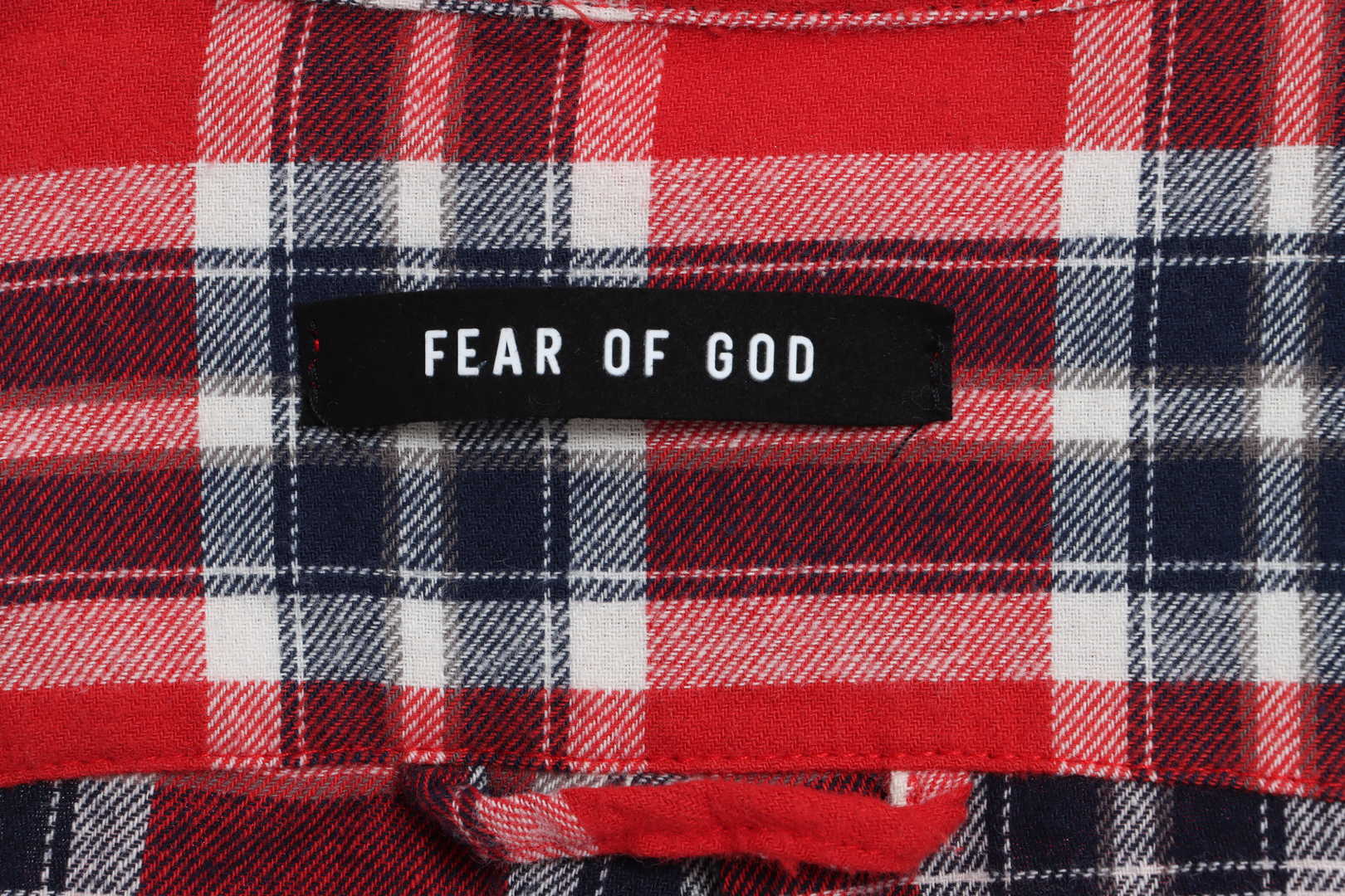 FOG Plaid Swallowtail Long Sleeve Shirt