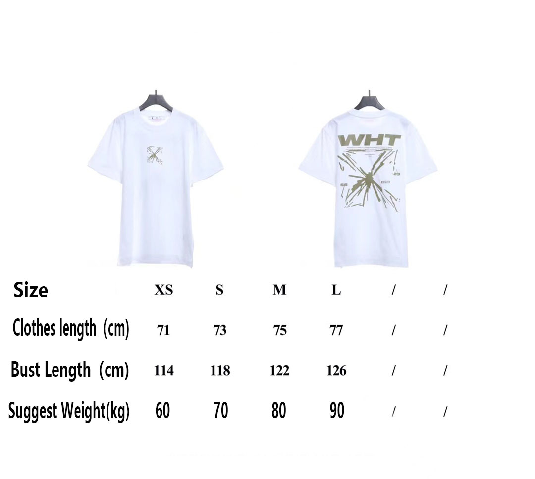 0W Sketch Splashed Ink Arrow Letter Short Sleeves