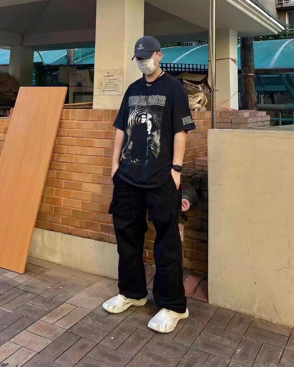 Gra1lz Washed Portrait Short Sleeve T-Shirt