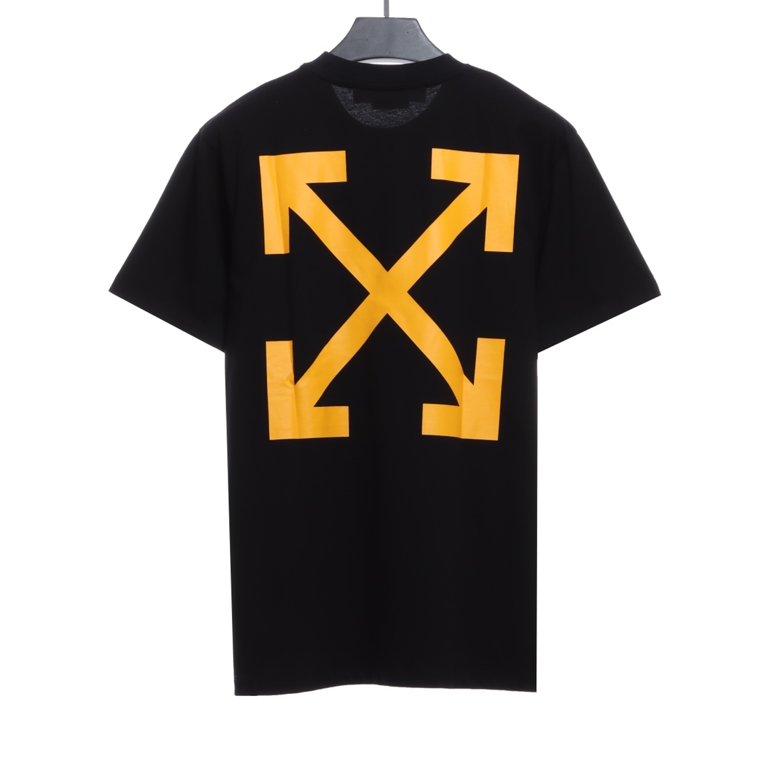 OW angel wings Notre Dame religious oil painting short sleeves