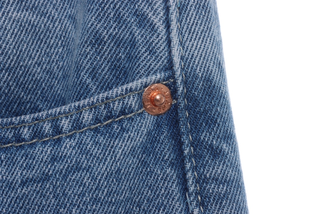 Stuart co-signed Levi's 150th anniversary embossed denim trousers