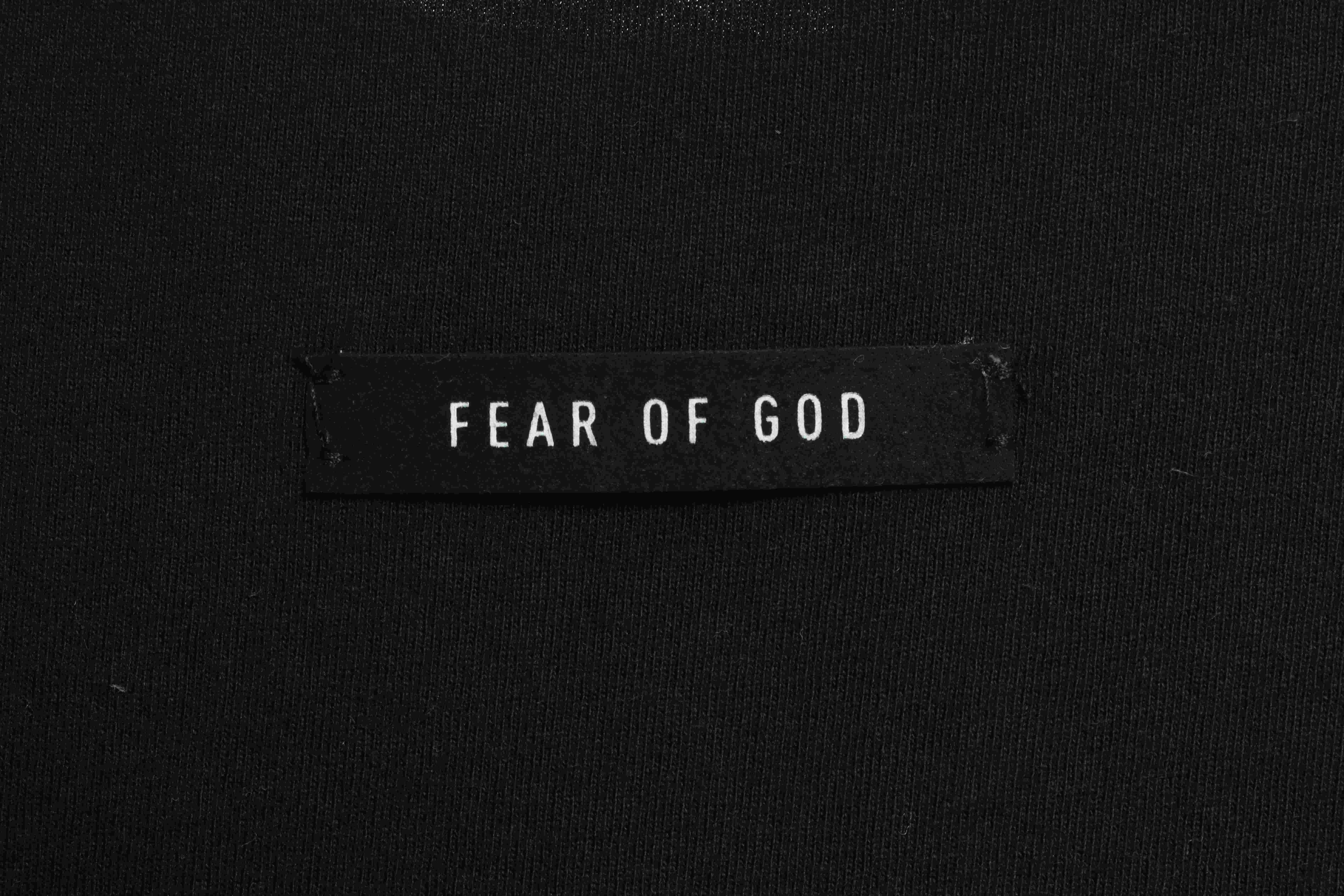 FOG season six main line FG letter short-sleeved T-shirt