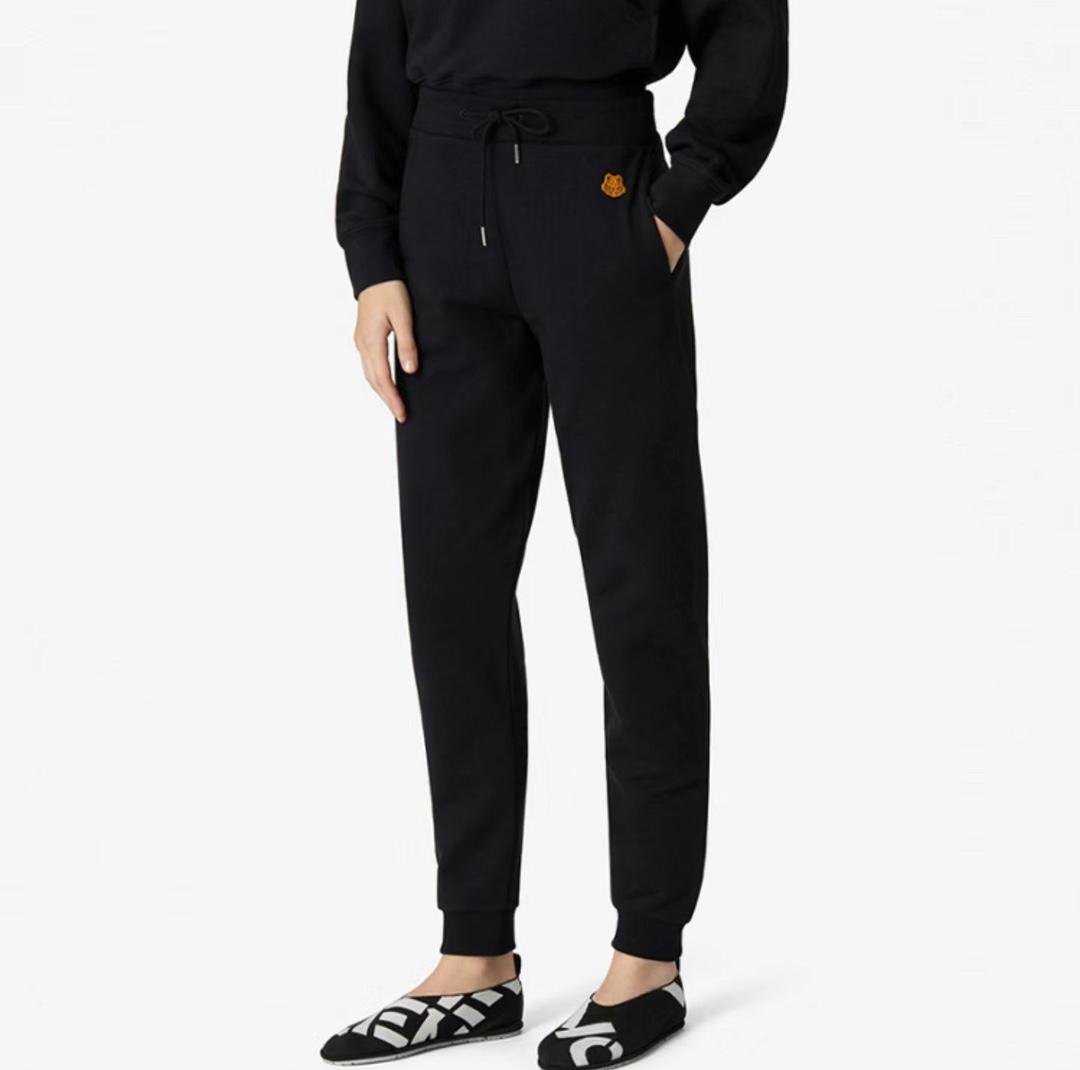 K3NZ0 environmental protection limited embroidered small tiger head pants