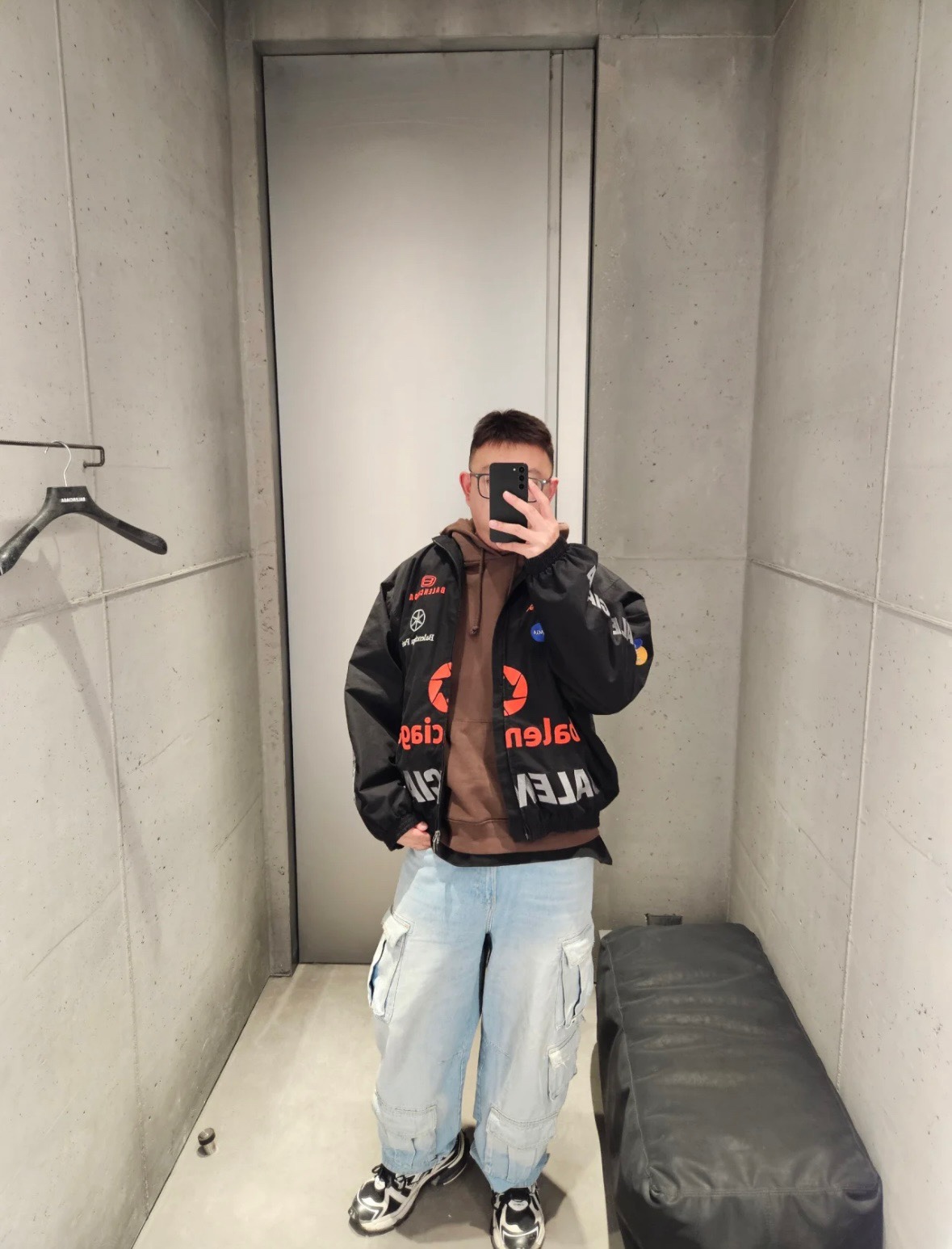 Balancig*  logo-print Zip Jacket