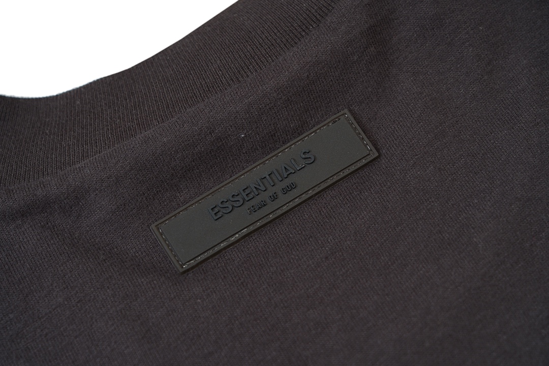 FEAR OF GOD ESSENTIALS BIG E three-dimensional printing short T-shirt