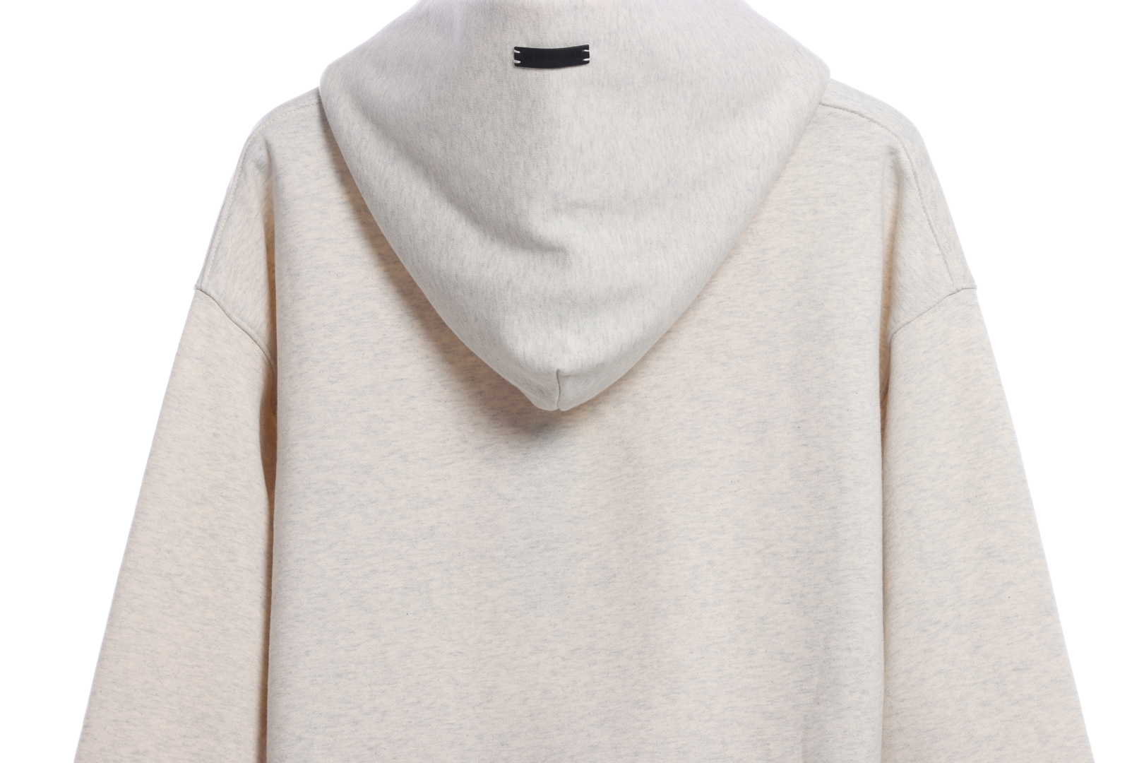 FOG large LOGO red flocked hoodie