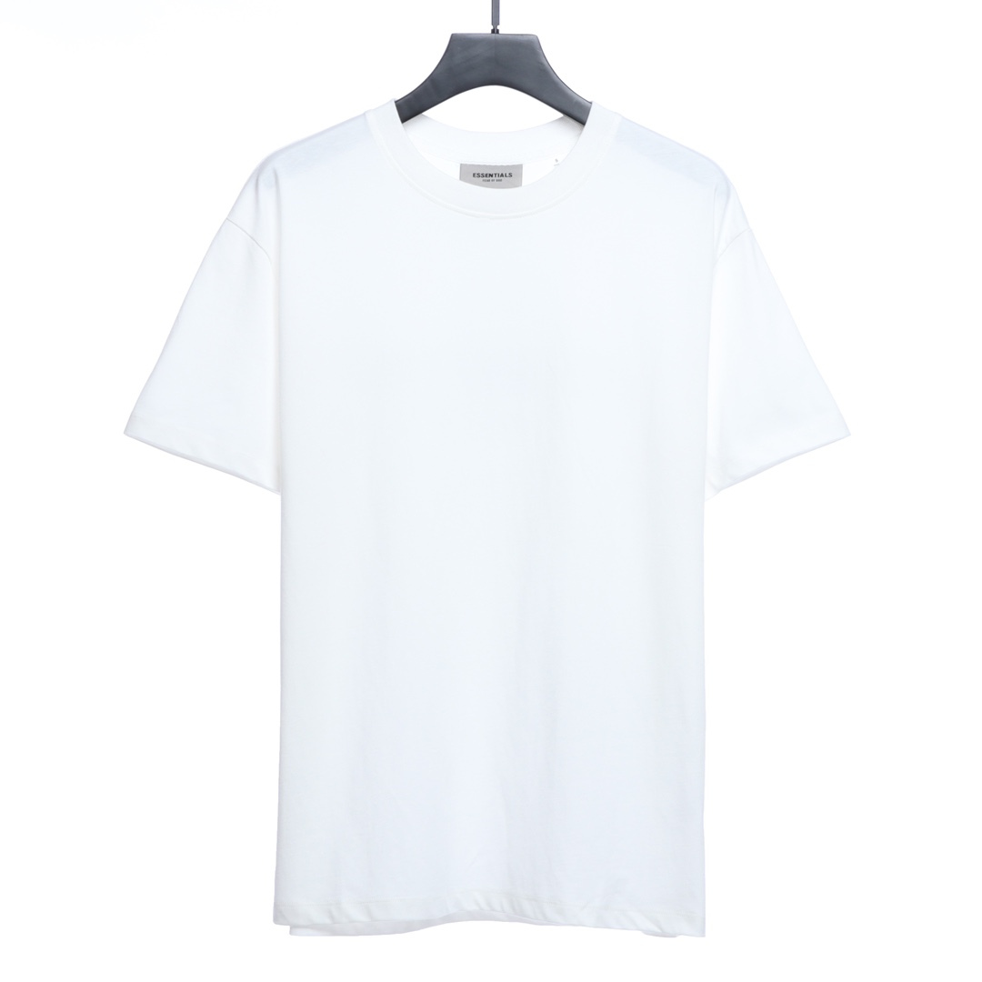 Essentials back silicone letter short sleeve