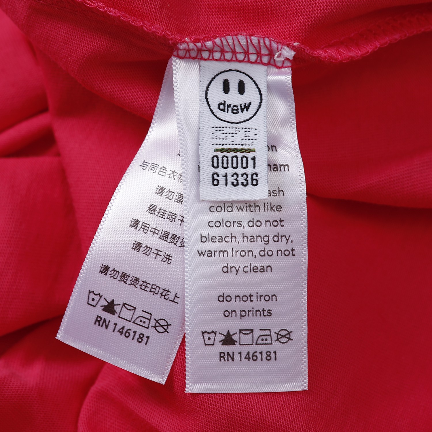 Drew smiley face short-sleeved tee classic