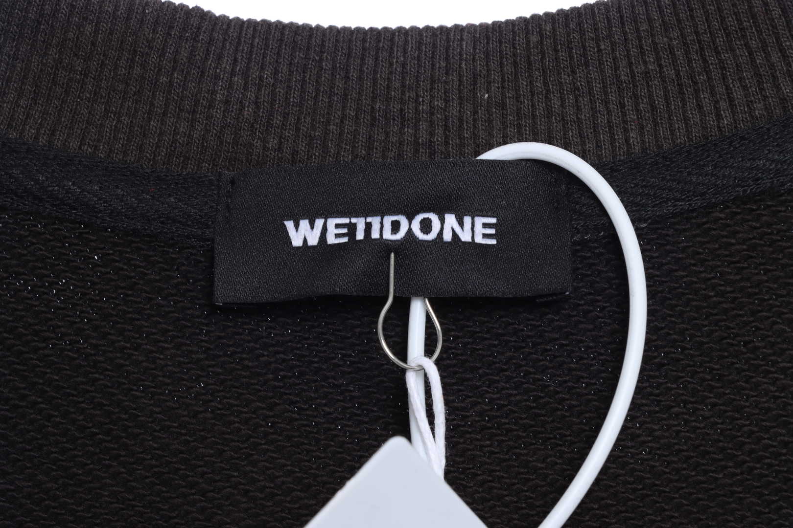 W3LL mirror image silicone letter  hoodie