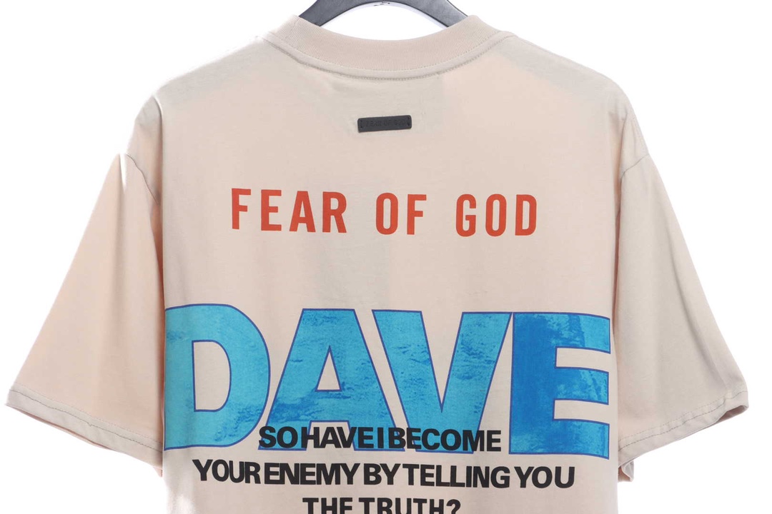 RRR123 co-signed FOG limited logo printing short sleeves