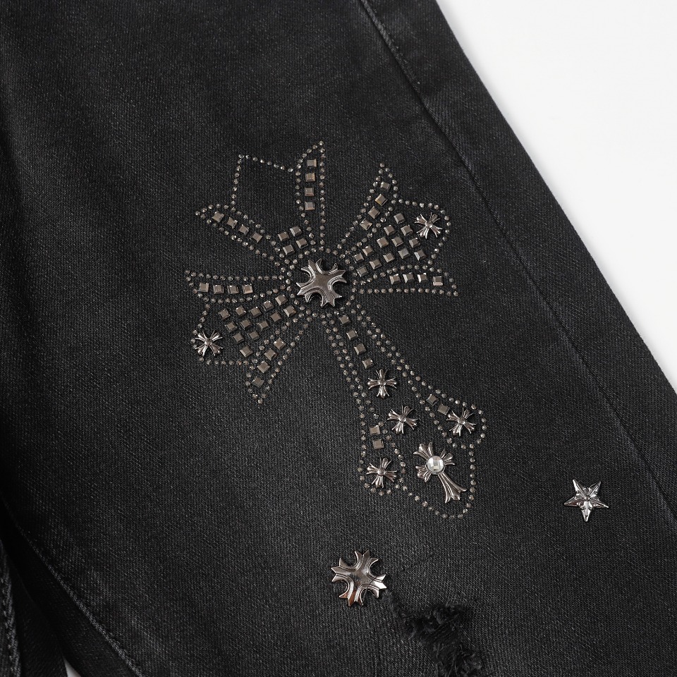 CHR0ME HEARTS 202323FW DENIM CROSS Pants