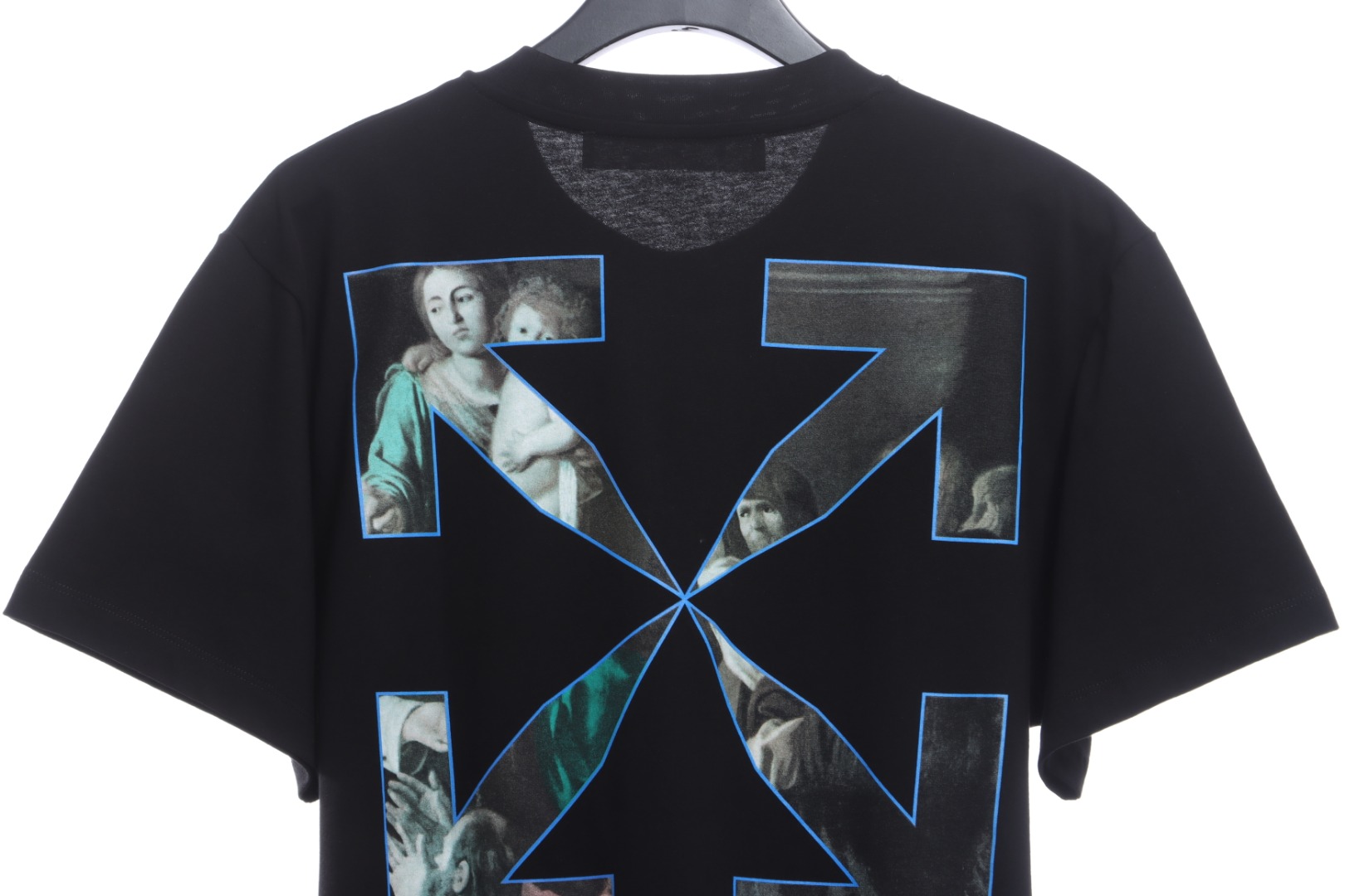 OW colorful religious print short sleeves