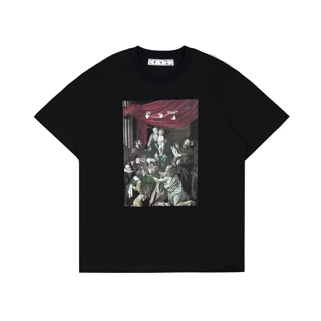 Ow color religious figures with short sleeves