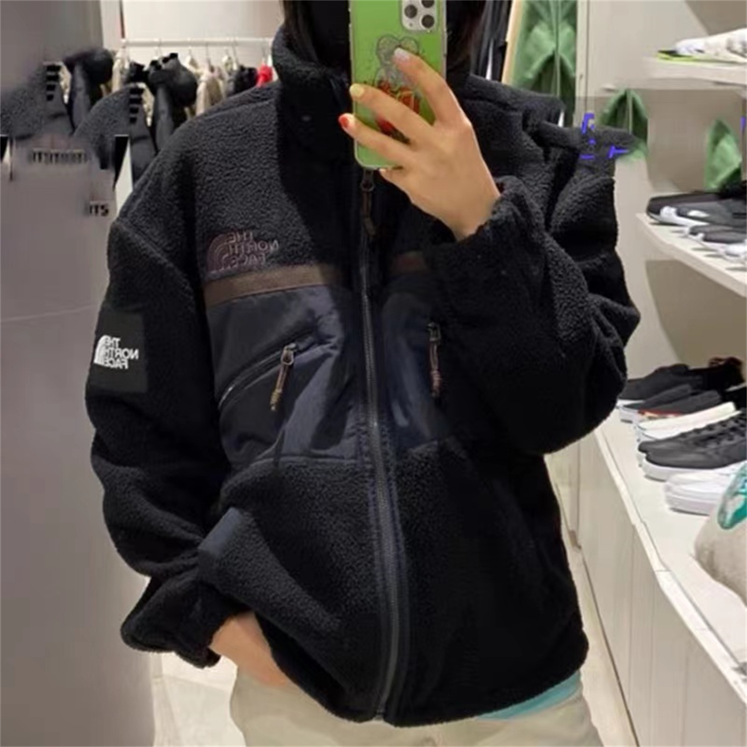 The North Face 22fw limited edition lamb velvet jacket coat