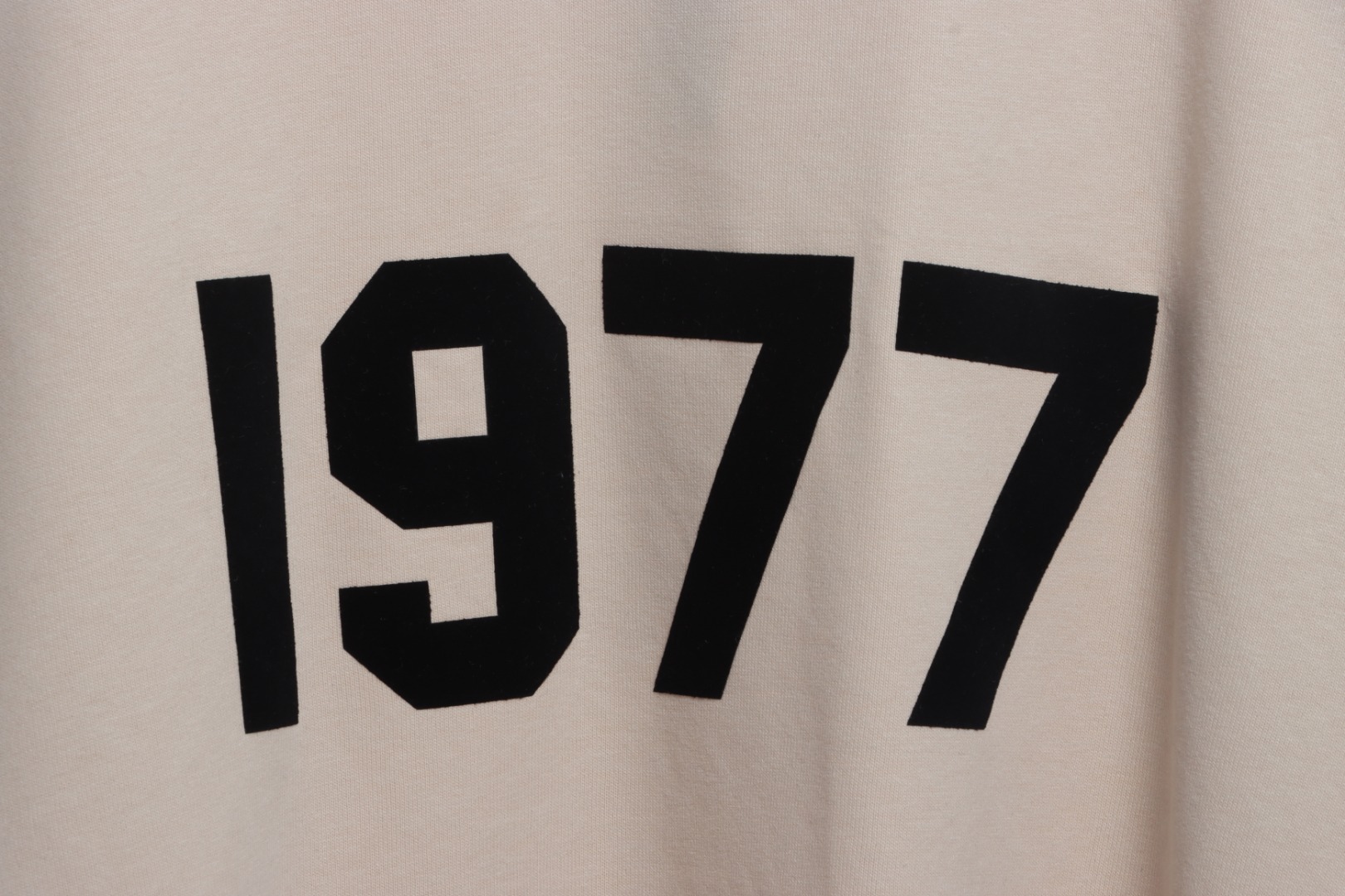 Fear of god  1977 flocking print long-sleeved T