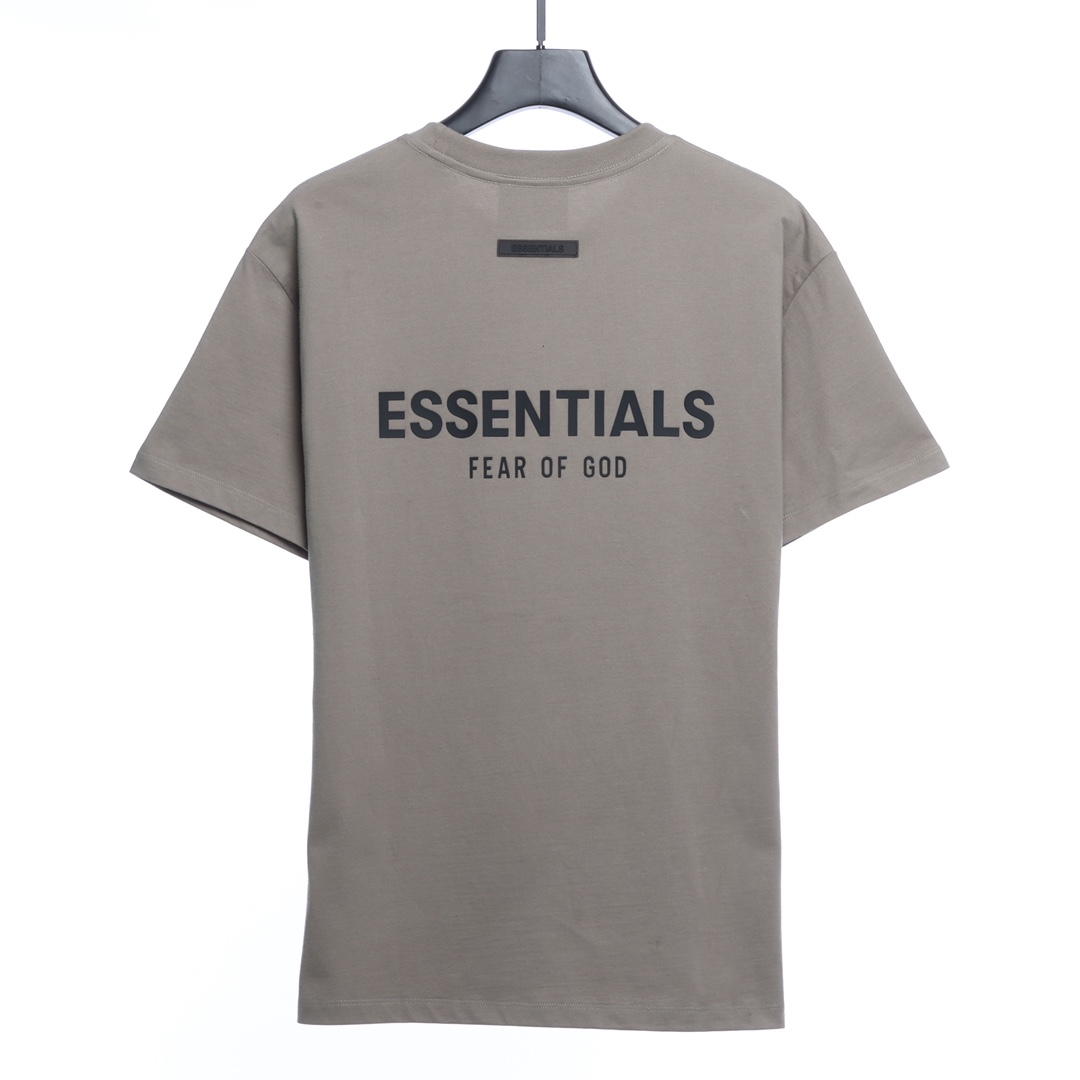 Essentials back silicone letter short sleeve