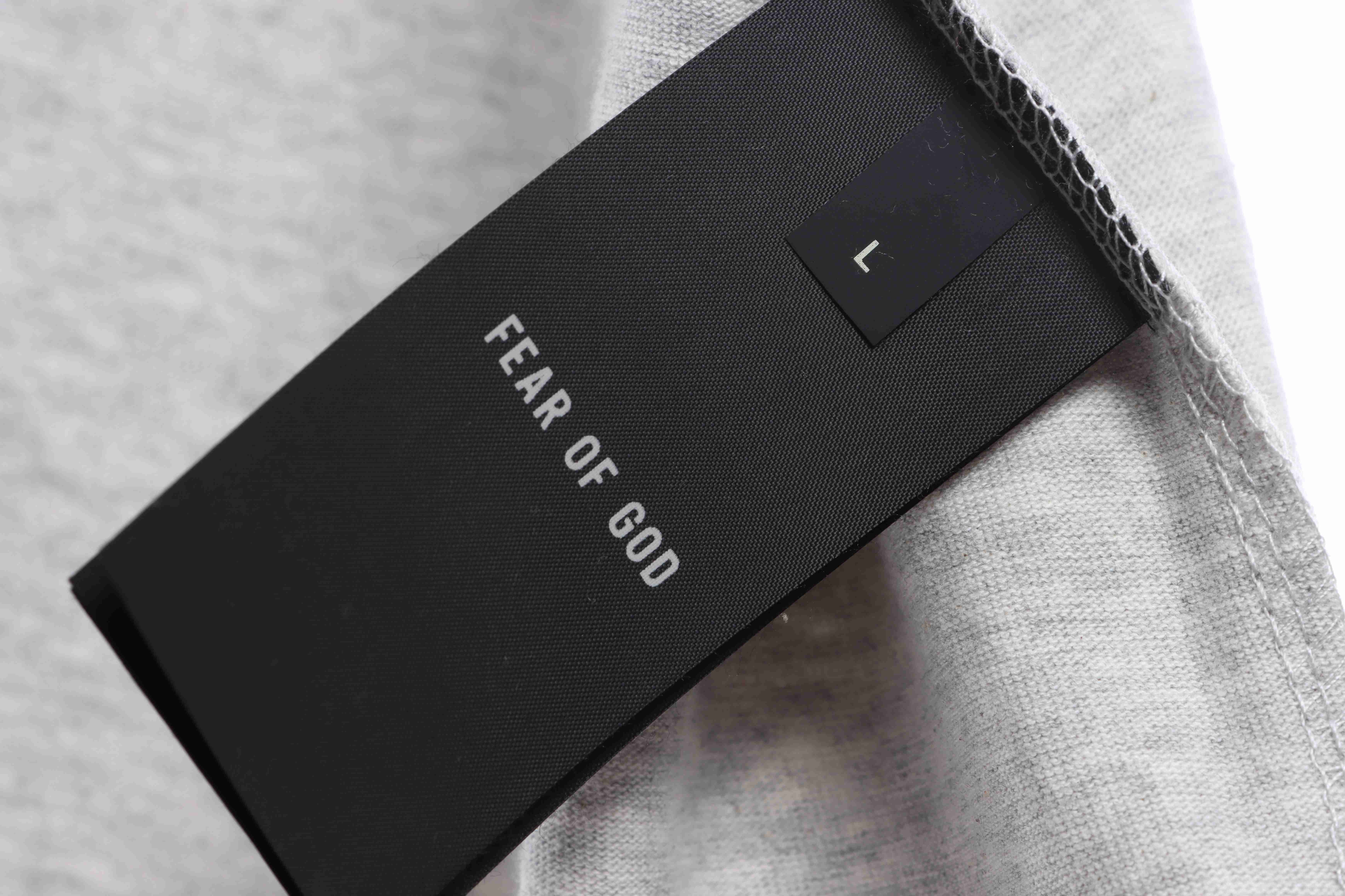 FEAR OF GOD season seven main line flocking big G letter short-sleeved T-shirt