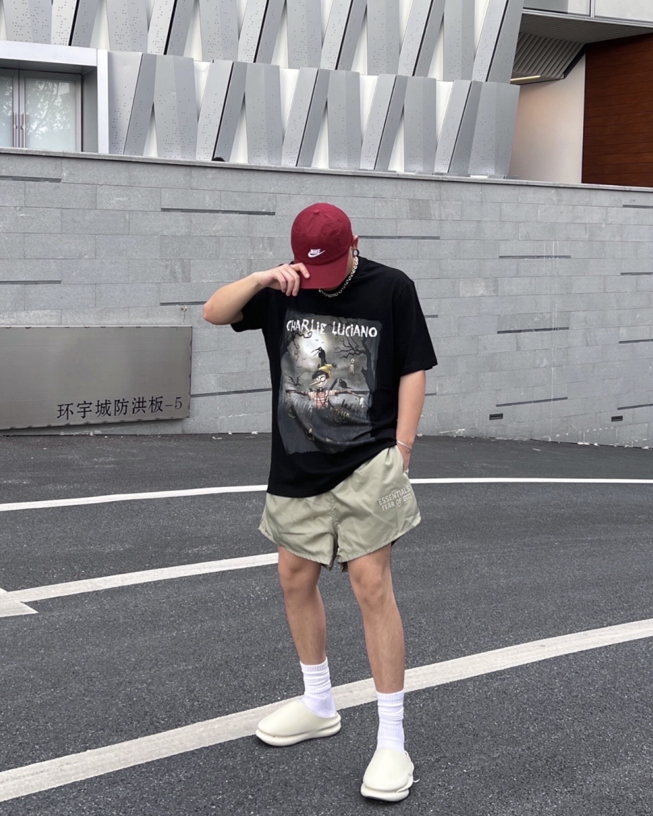 FOG season 8 woven nylon double shorts