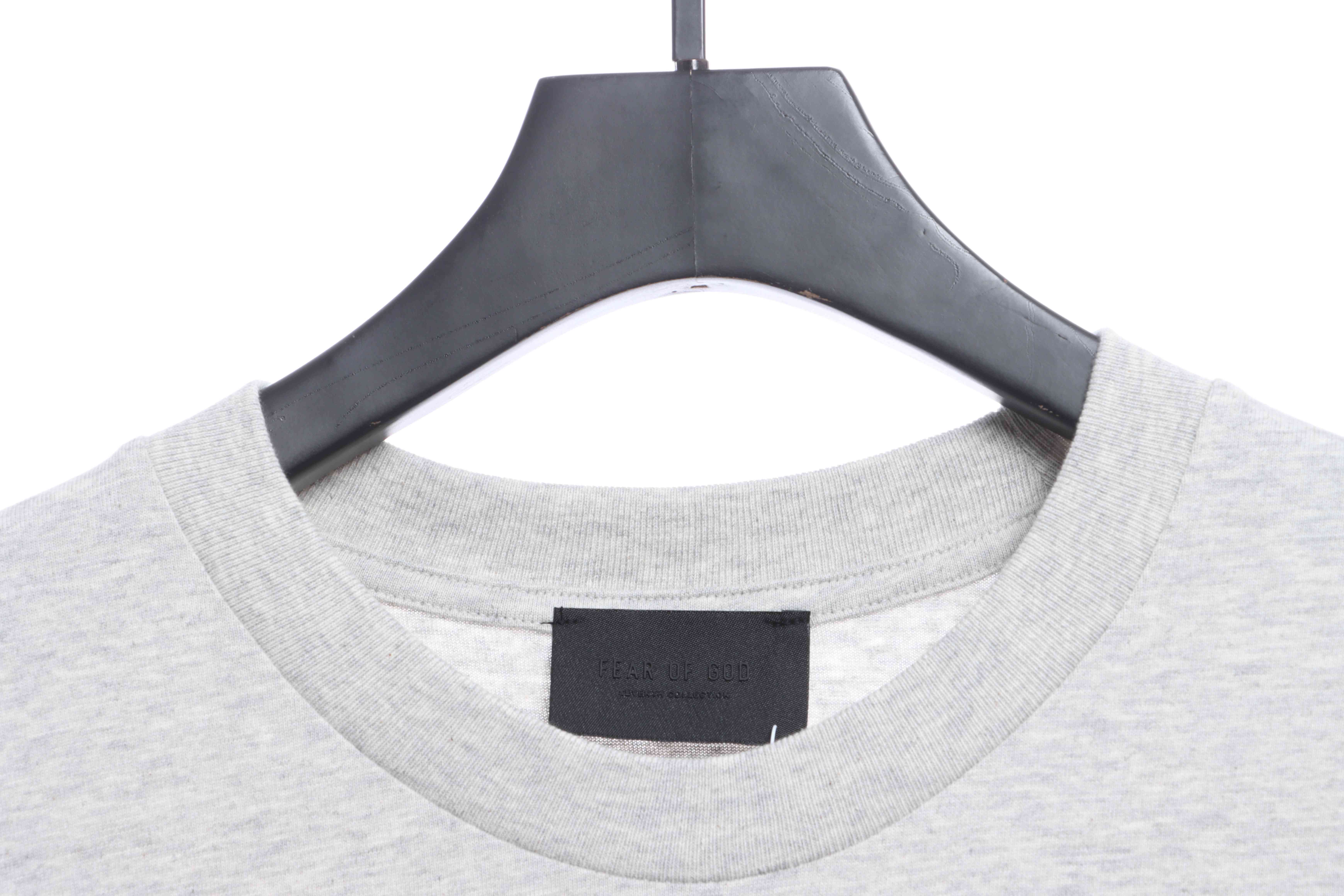 FEAR OF GOD season seven main line flocking big G letter short-sleeved T-shirt