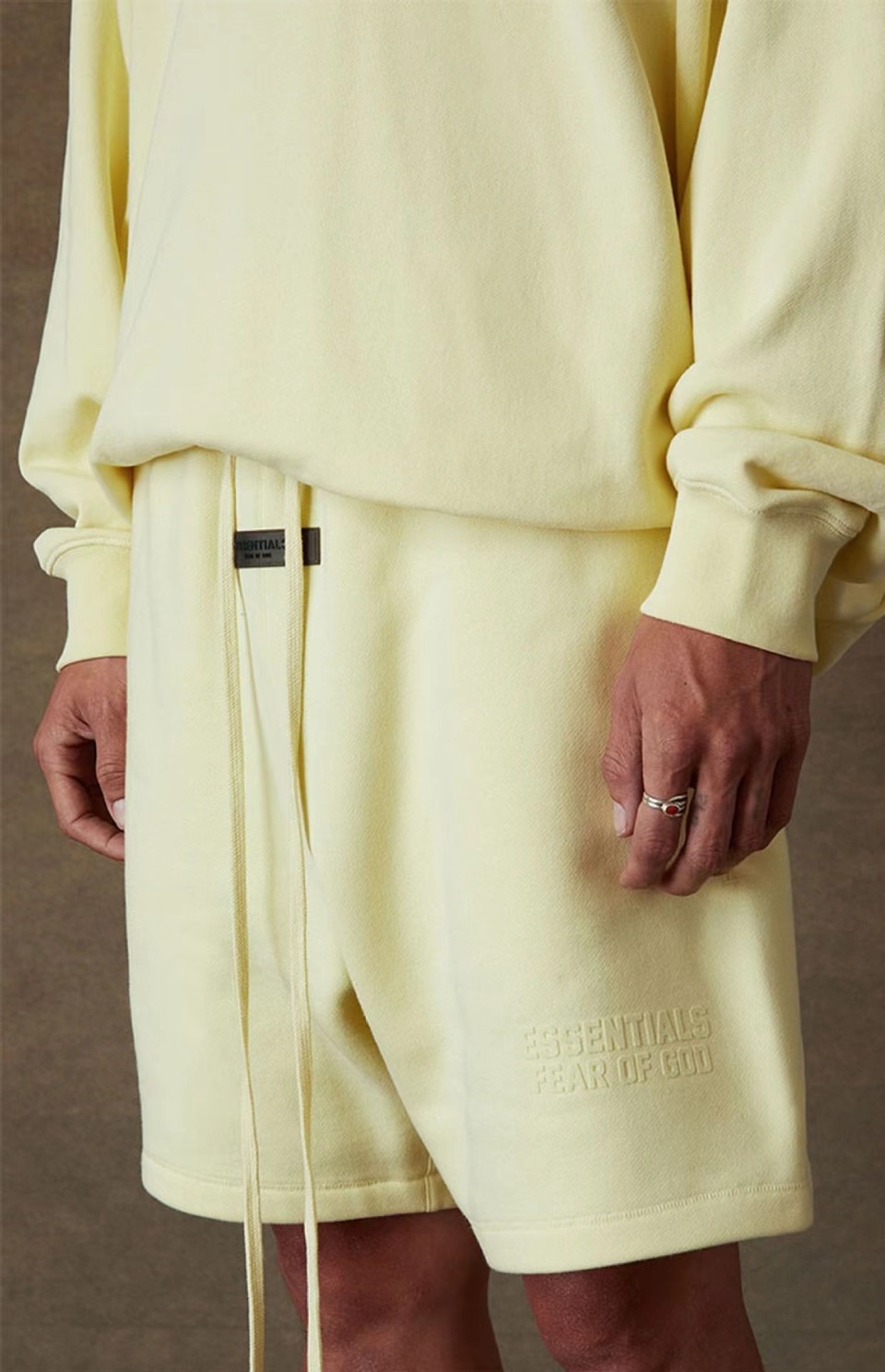 Fear of God Essentials Relaxed Mid Long Shorts