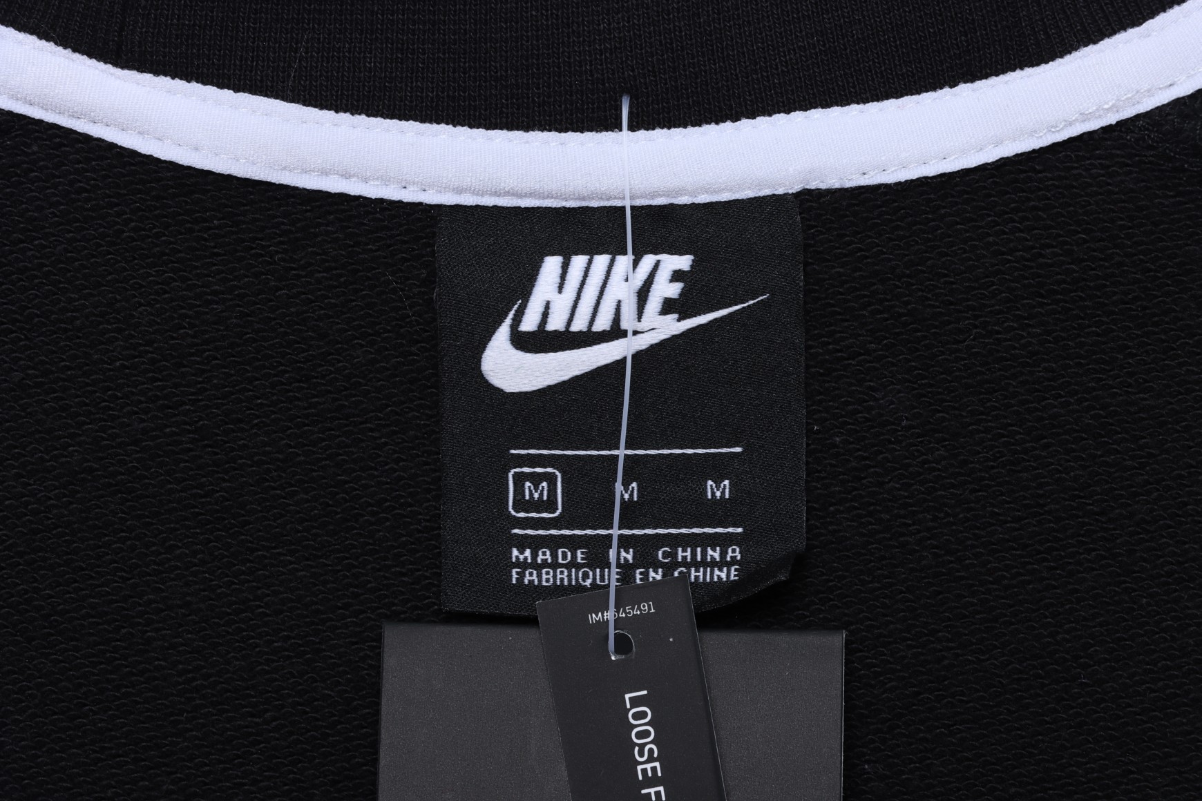 Nike  big hook patchwork round neck sweatshirt Hoodie