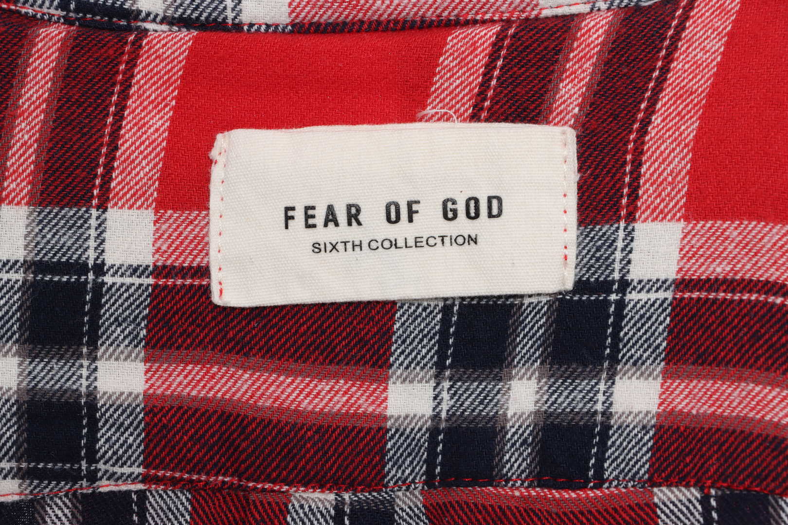 FOG Plaid Swallowtail Long Sleeve Shirt