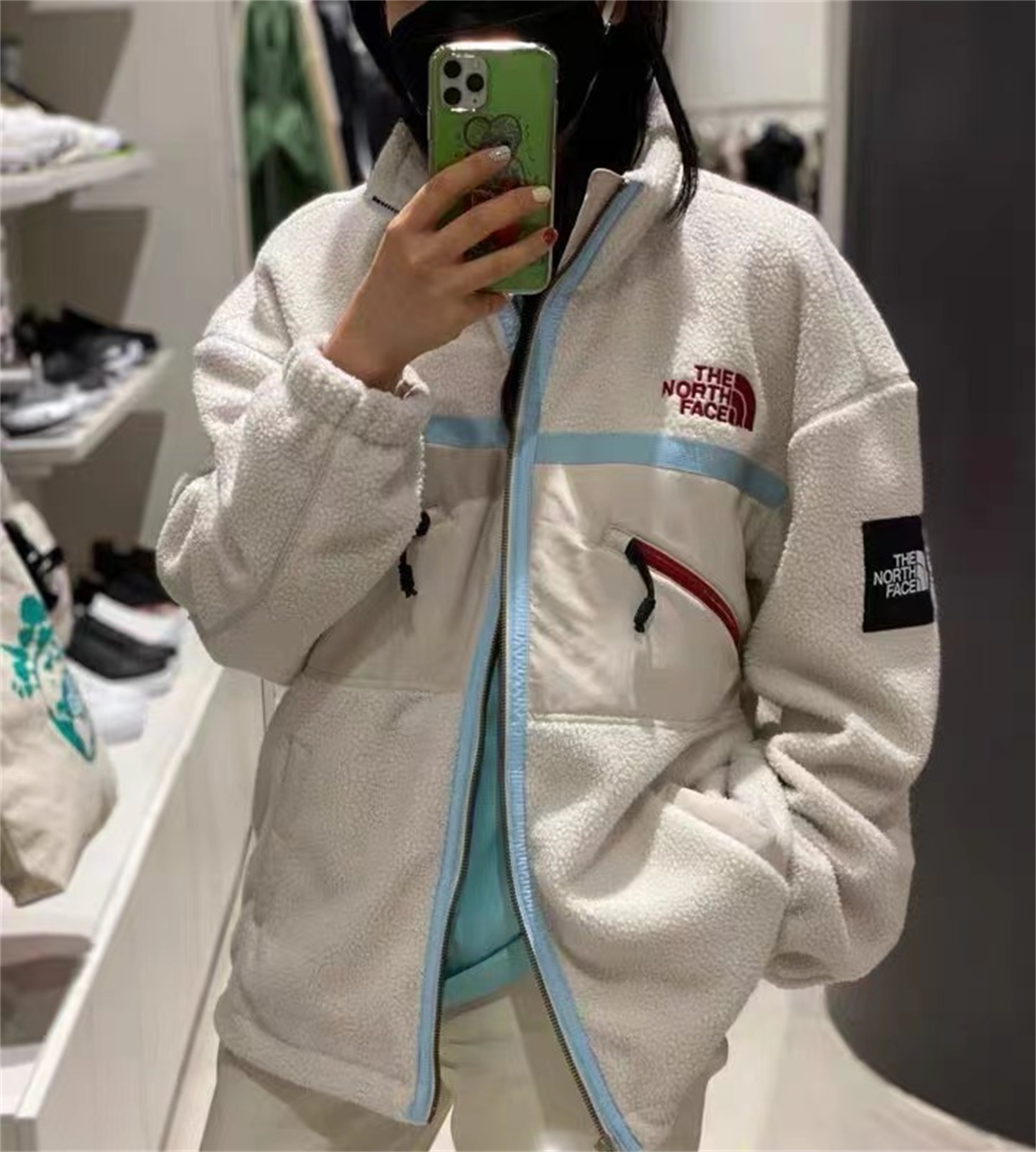 The North Face 22fw limited edition lamb velvet jacket coat