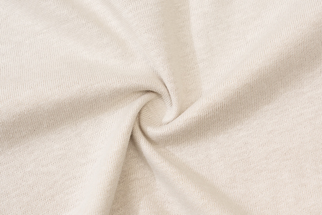 FEAR OF GOD GRAYS Henley collar letter flocking print short T-shirt