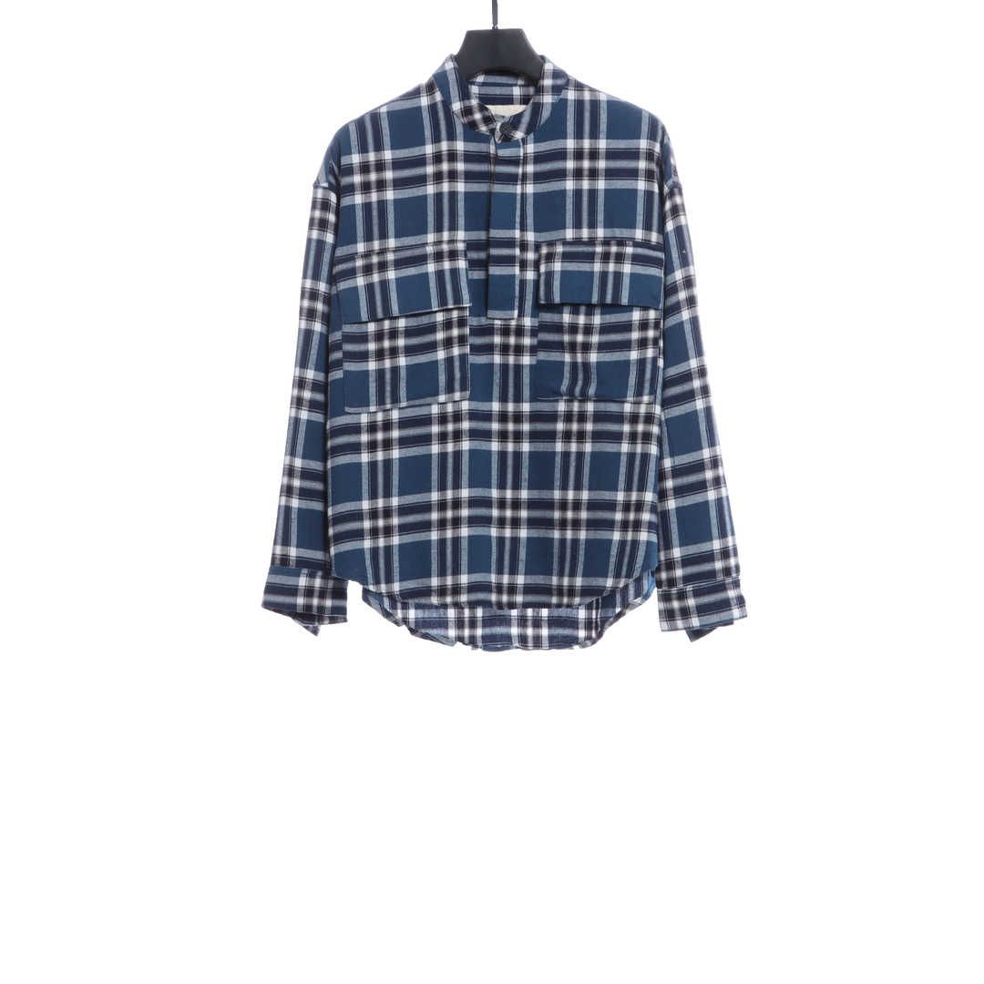 FOG Plaid Swallowtail Long Sleeve Shirt
