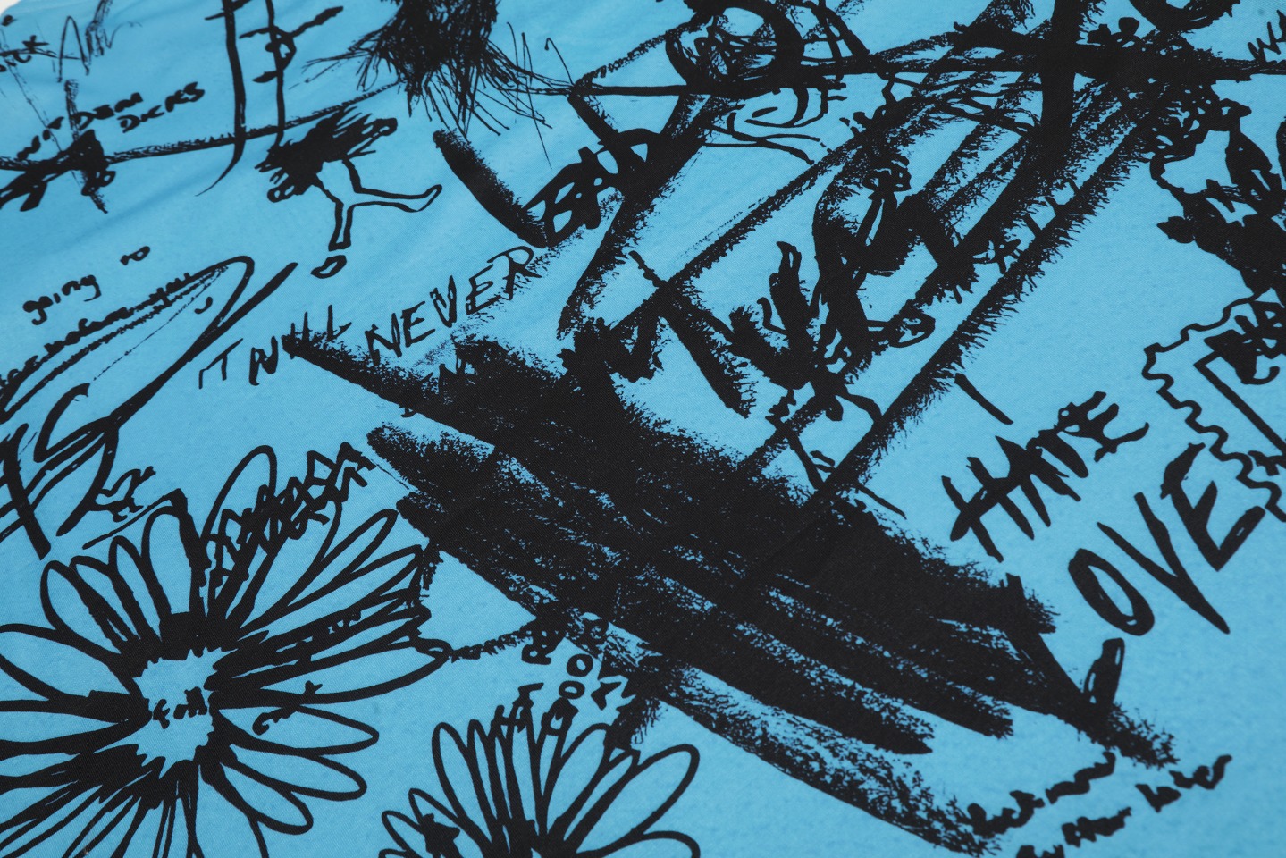 Saint Mich@el Tears Graffiti Full Print Long Sleeve