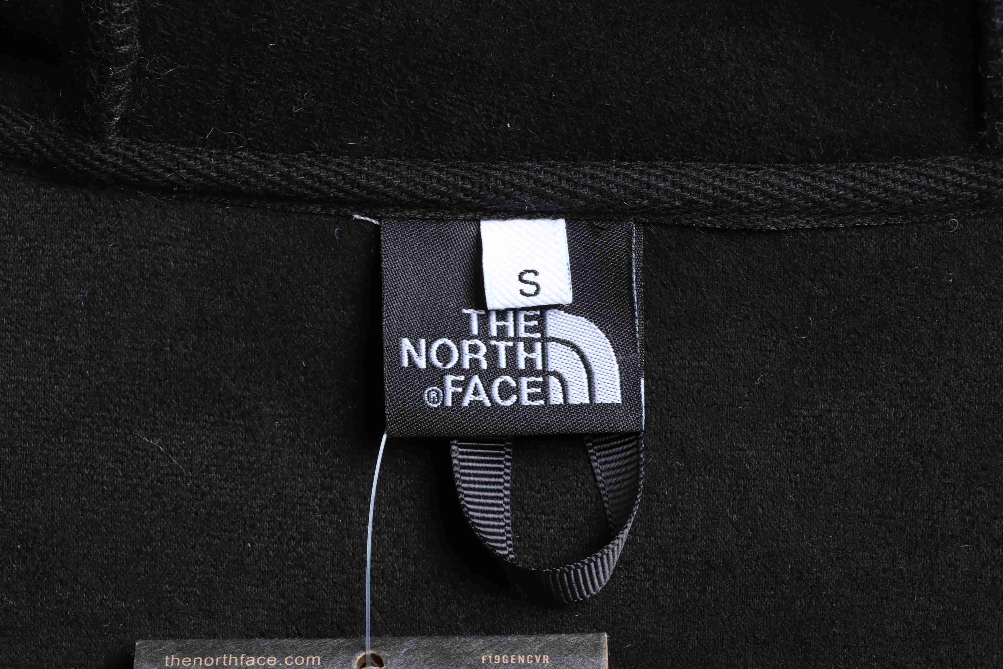 The North Face Double Laminated Sherpa White Zip Jacket