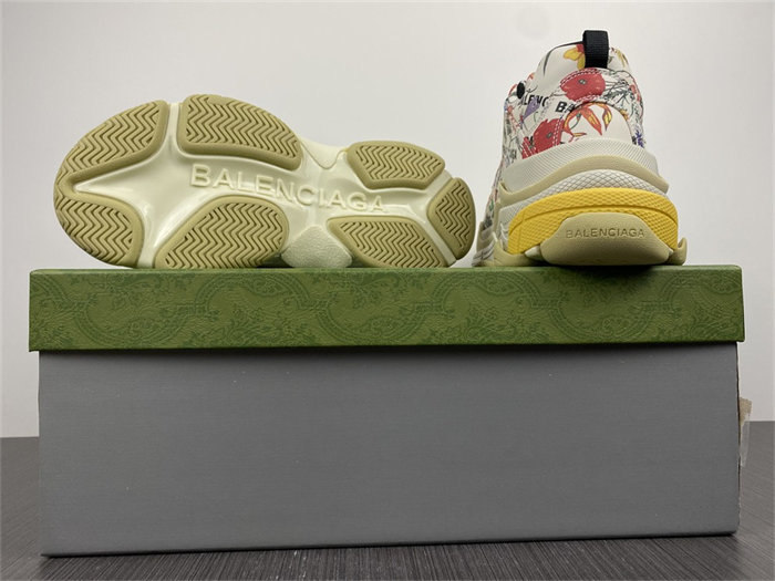 Gucci x BLCG The Hacker Project Triple S Flora Print 677195 UL110 8461