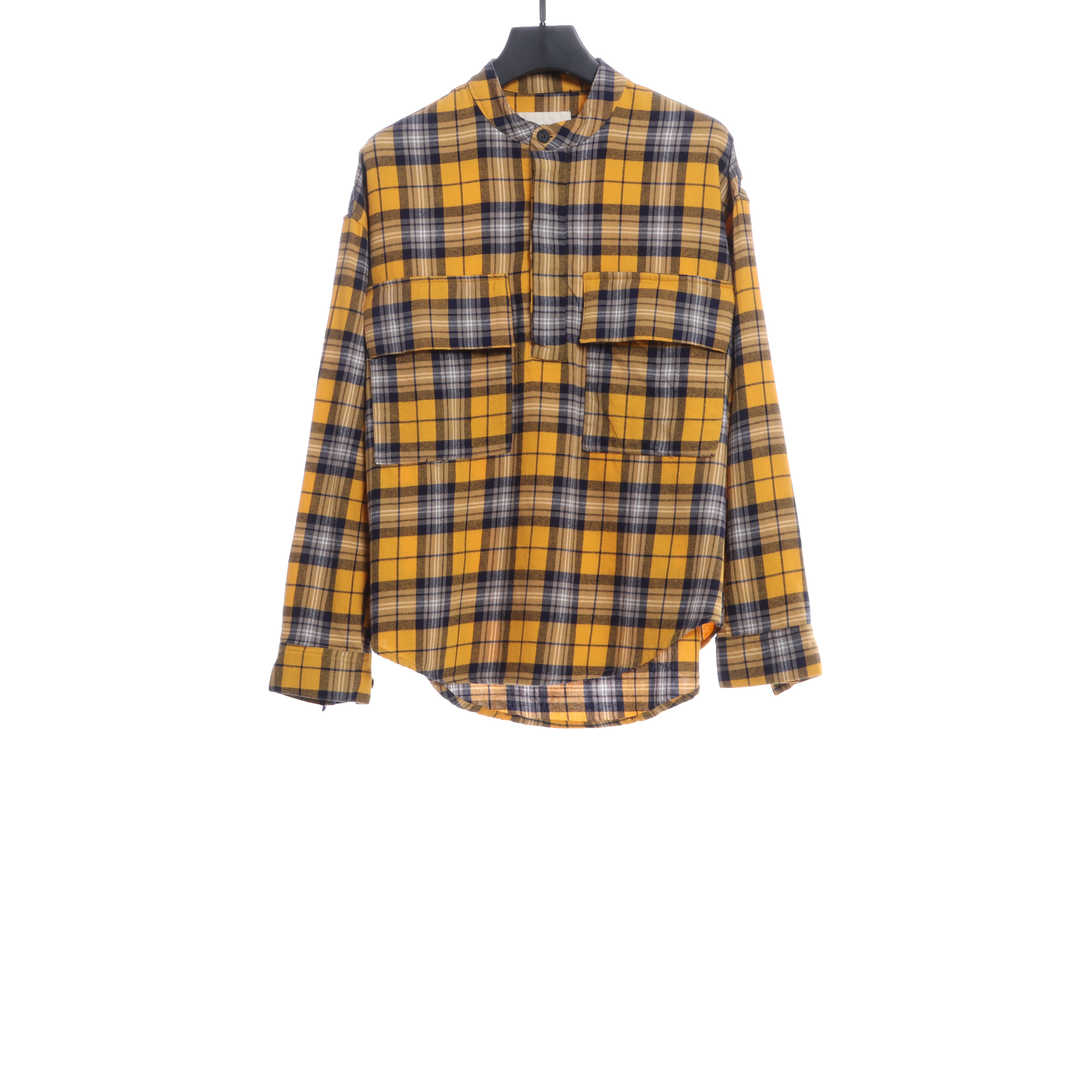 FOG Plaid Swallowtail Long Sleeve Shirt