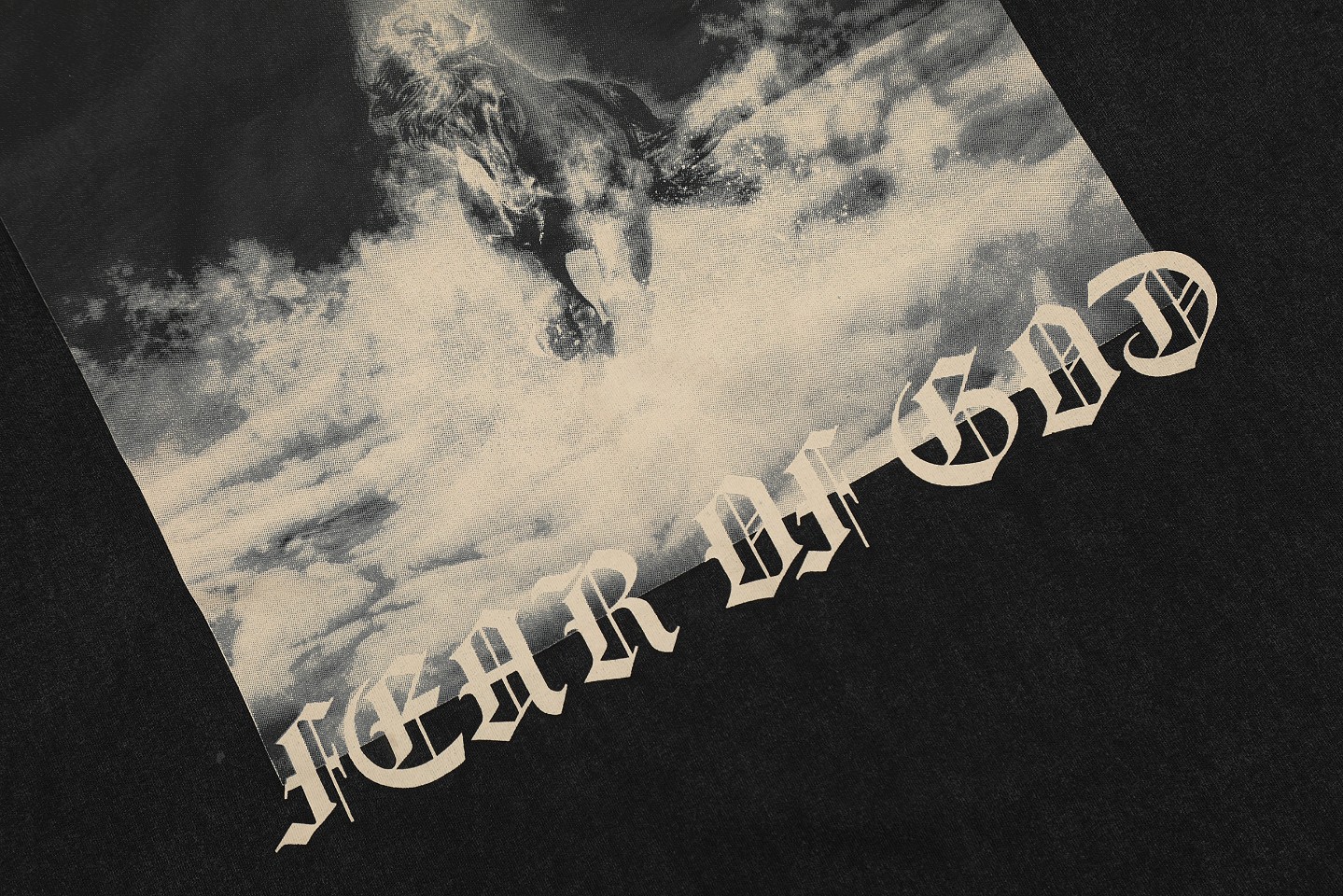 Fear Of God / Essentials style Vintage style Pentium Pegasus printing short sleeves