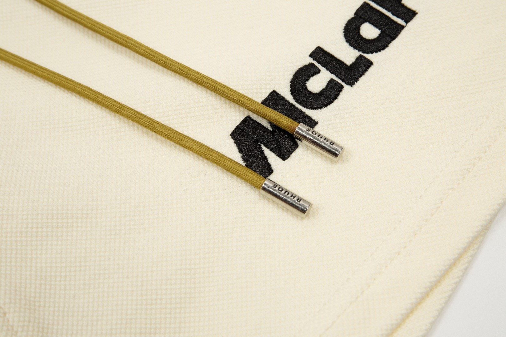 Rhud3 2023ss men's and women's classic pearl letter floral shorts