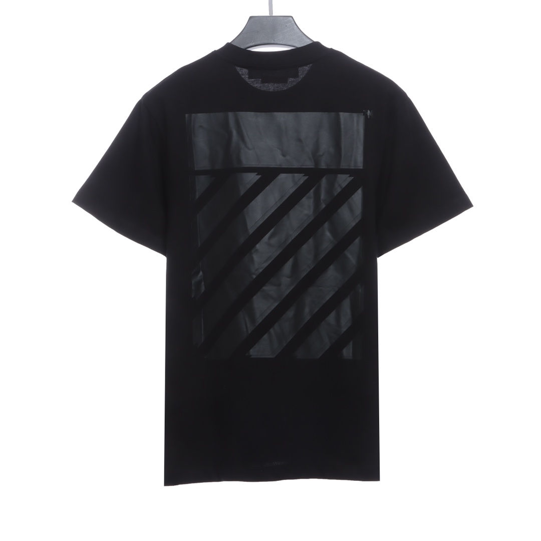 0W Overlap Zebra Arrow Print Short Sleeve