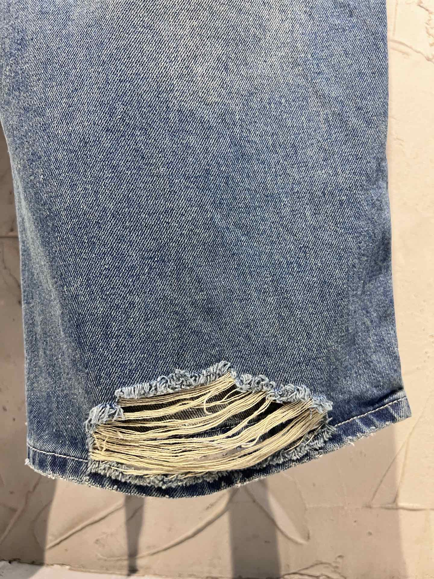 Balancig@ Men's Blue Patched Cotton Cargo Pants