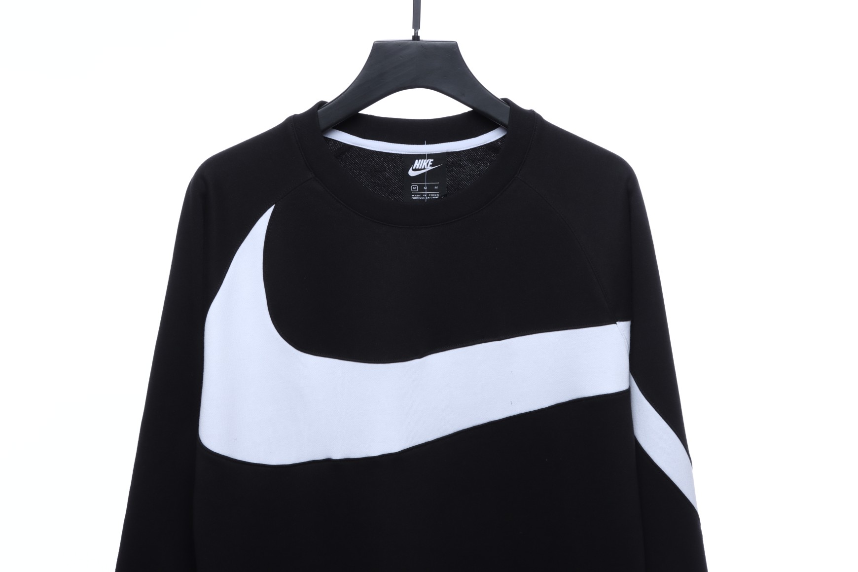 Nike  big hook patchwork round neck sweatshirt Hoodie